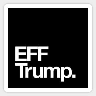 EFF Trump. Sticker